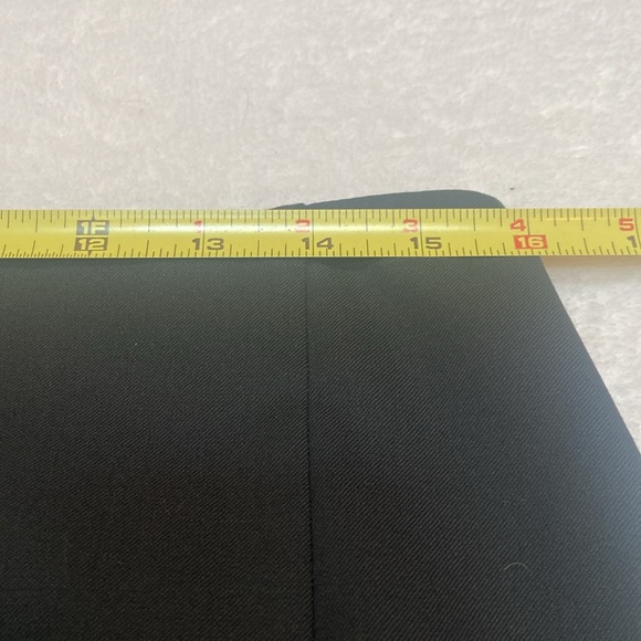 “346” BROOKS BROTHERS Size 8 Basic Black Lined Skirt - Picture 4 of 10